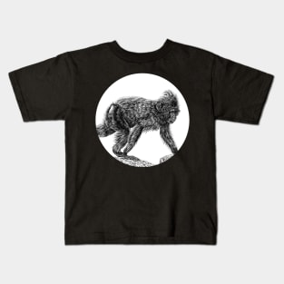 Sulawesi crested macaque baby Kids T-Shirt